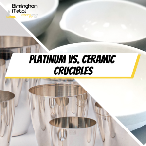 Platinum vs ceramic crucibles